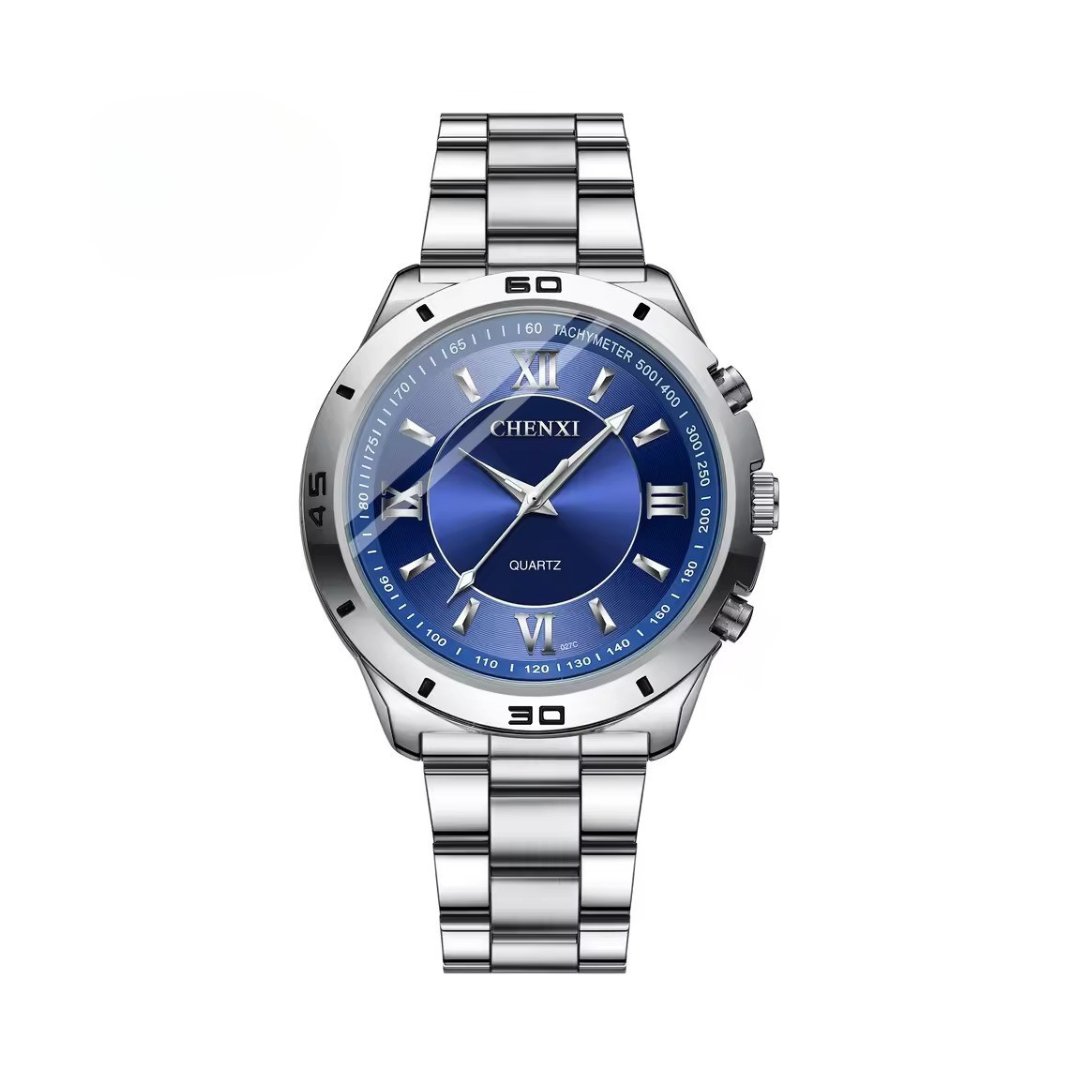 Refined Stainless Minimalist Couple Watch