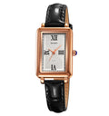 Leather-Strapped Casual Watch