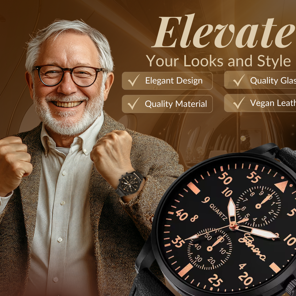 4-Piece Fashion Watch and Bracelet Set