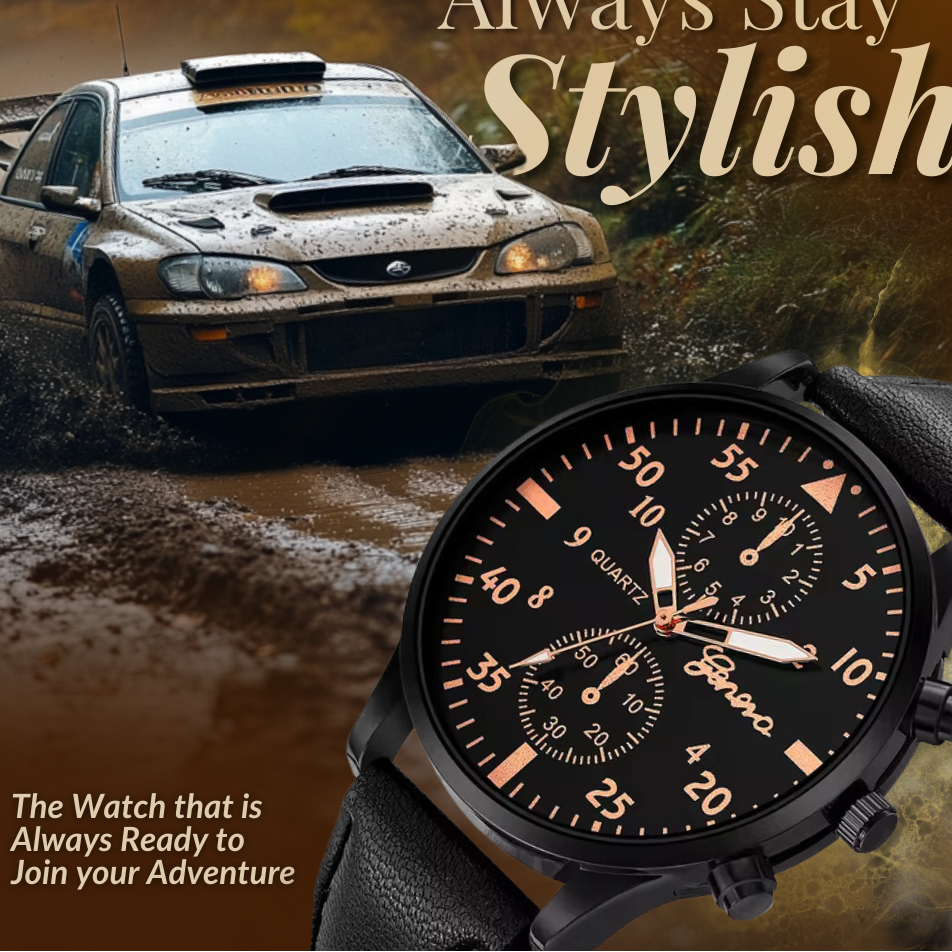 4-Piece Fashion Watch and Bracelet Set