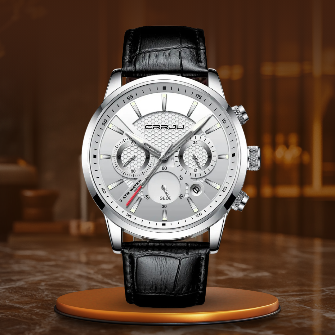 Fashionable Military Leather Watch