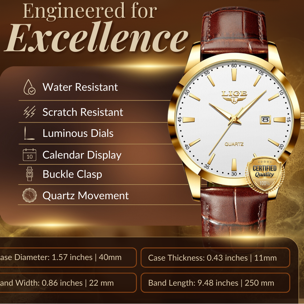 Military Leather Watch