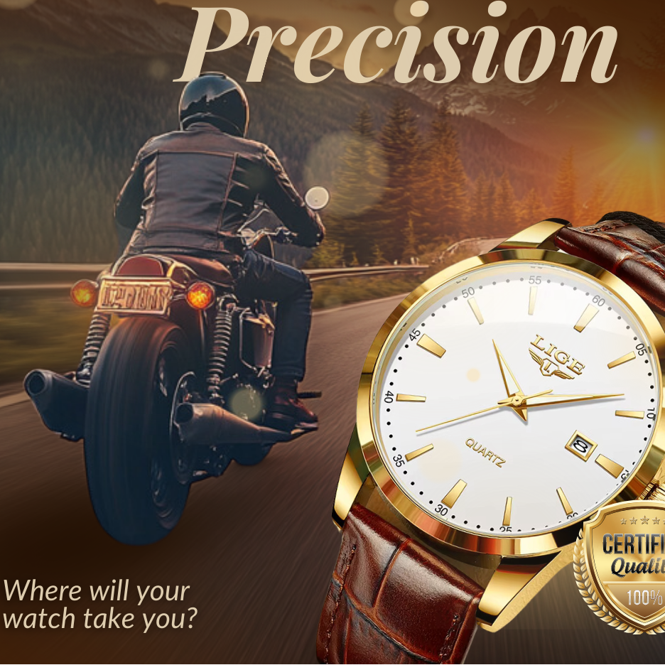 Military Leather Watch