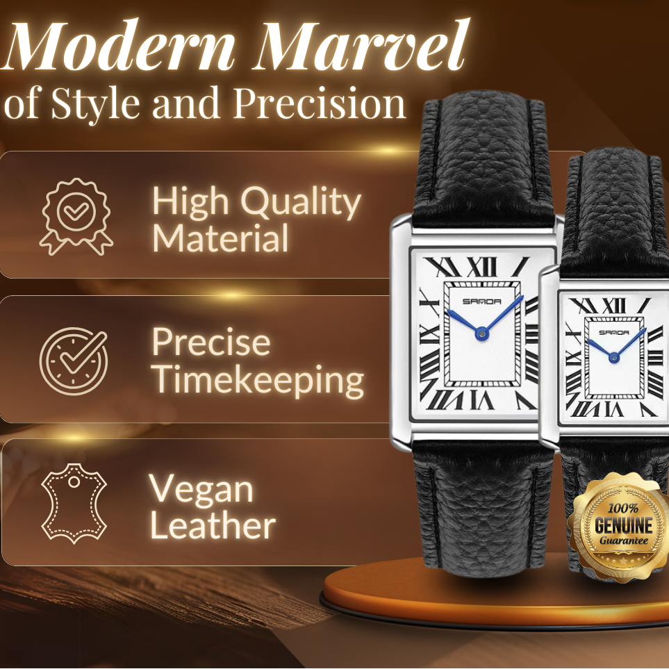 Stylish Square Dial Watches for Couples