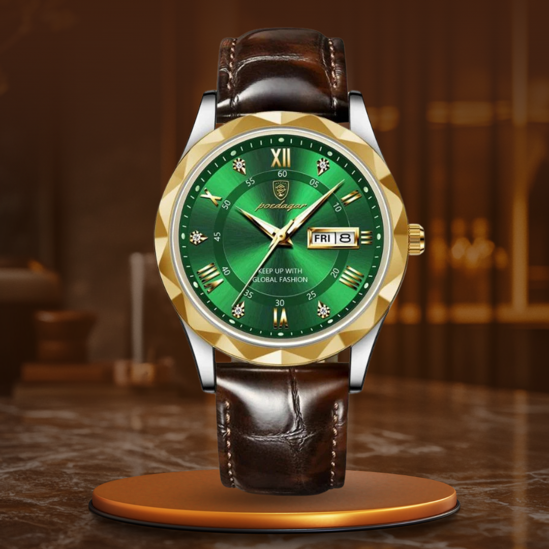 Luxury Leather Band Quartz Watch
