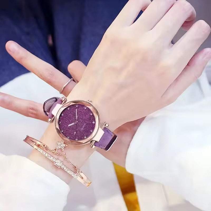 Chic Rhinestone Modern Watch