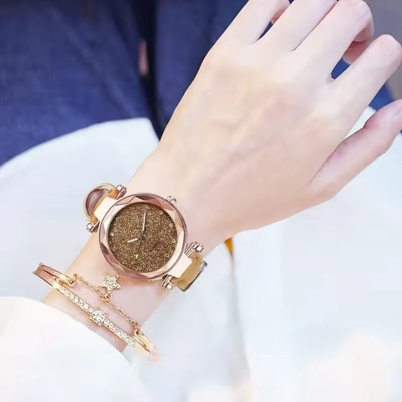 Chic Rhinestone Modern Watch
